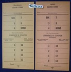 1920's Bridge Score Cards FRUITVALE ELMHURST CHAPEL Oakland Calif Mortuaries NOS — photo 2
