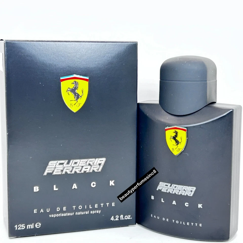 SCUDERIA FERRARI BLACK por FERRARI EDT Colonia para Hombres 4.2 OZ / 125 ml Nuevo Foto 2 de 2