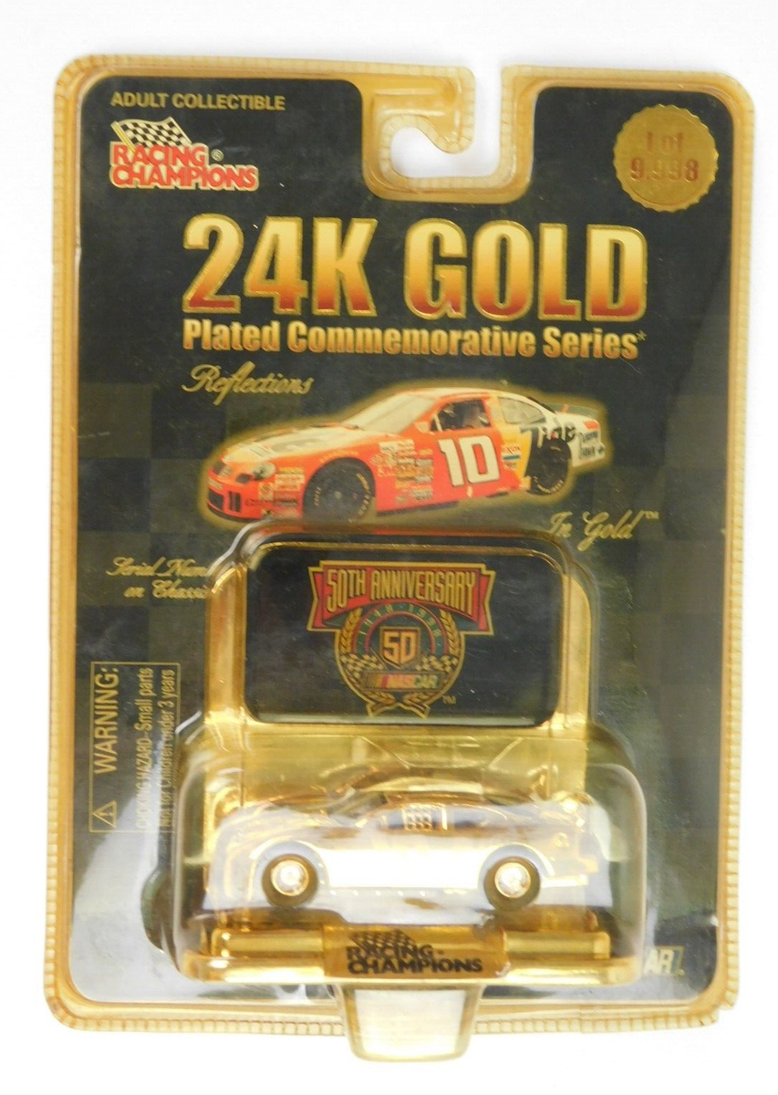 1/64 NASCAR 50th Anniversary Edition 24 K GOLD #10 Car by Racing