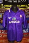 4.5/5 Fiorentina adults L/XL 1995 original football shirt jersey maglia soccer