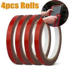 4 Roll Automotive Acrylic Plus Double Sided Attachment Tape Car Auto Truck 300cm