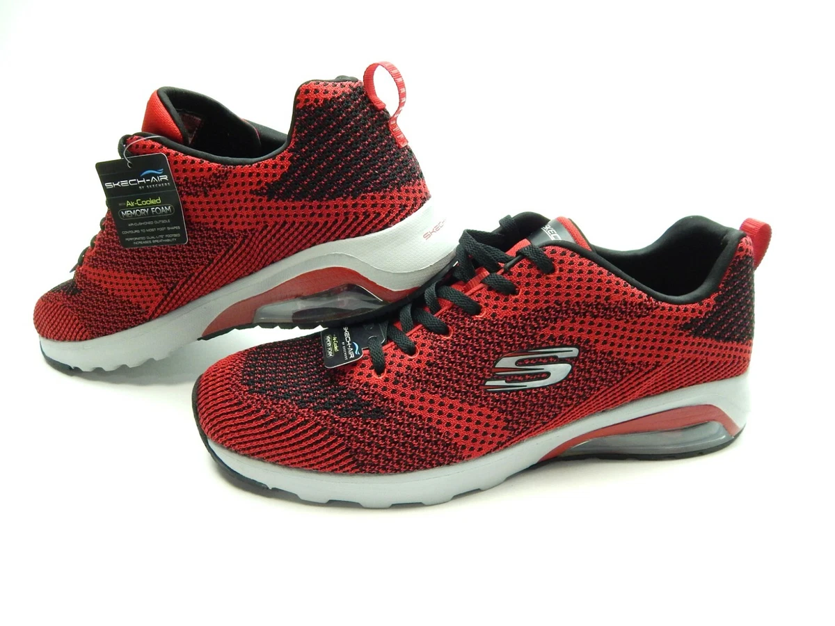 SKECHERS SKECH AIR EXTREME RED MEN SHOES SIZE 14