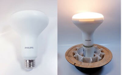 LOT OF 3 Philips LED Dimmable BR30 Light Bulb 650-Lumen 2700-Kelvin 