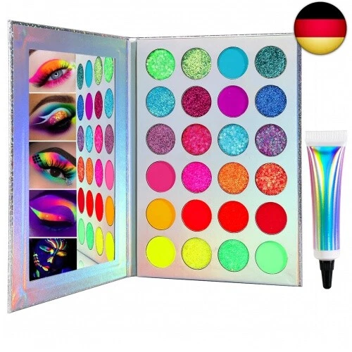 Augen Make-up als Kompaktpuder Eyeshadow