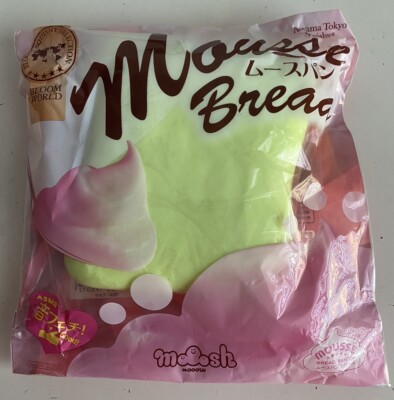 IBLOOM X Moosh Green Mousse Bread Melon Aoyama Tokyo SQUISHY SQUISHIES Large