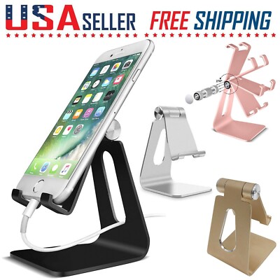 Cell Phone Stand Tablet Switch  Aluminum Desk Table Holder Cradle Dock iPhone
