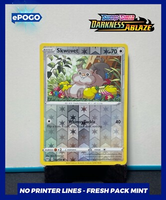 Skwovet 152/189 Reverse Holo Pokemon TCG: Darkness Ablaze Card MINT SHIPS TODAY!