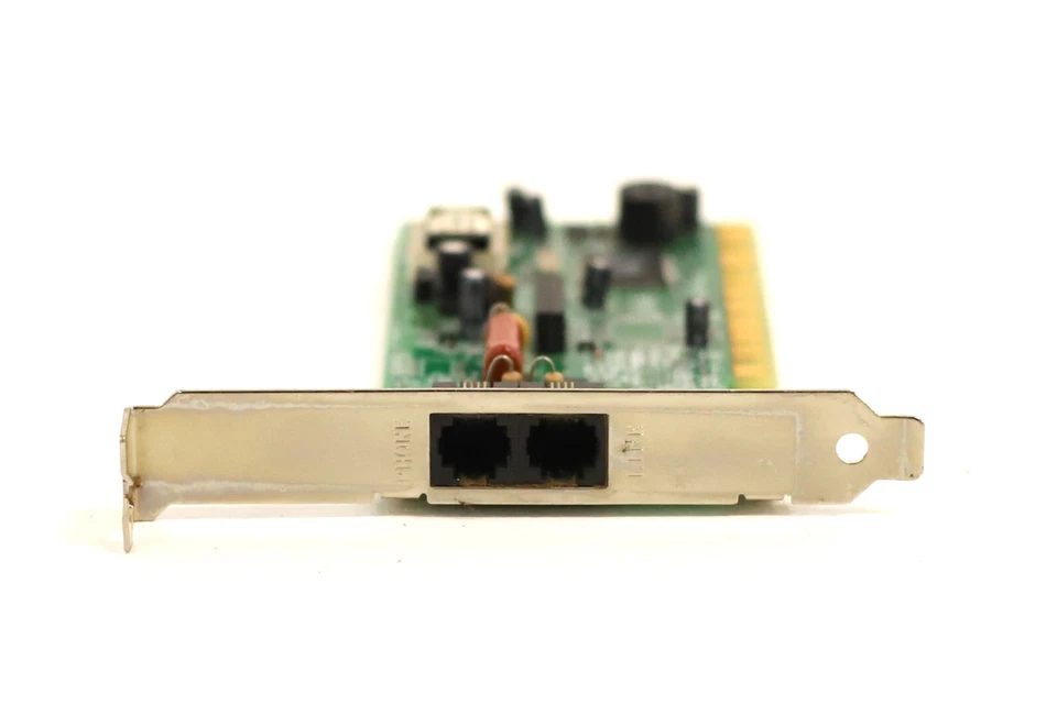Action-Tec PC156019 Dual-Port High-Profile PCI Modem Card P/N: PM560LH Tested - Image 3 of 4