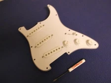 NEW - DiMarzio Loaded Area Pickguard For Fender Strat - WHITE