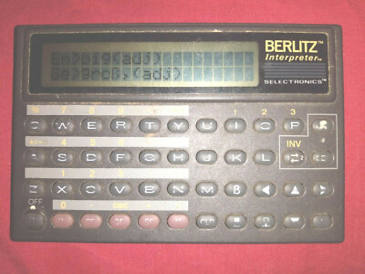 Berlitz Dolmetscher Selectronics mit Koffer getestet + funktioniert original