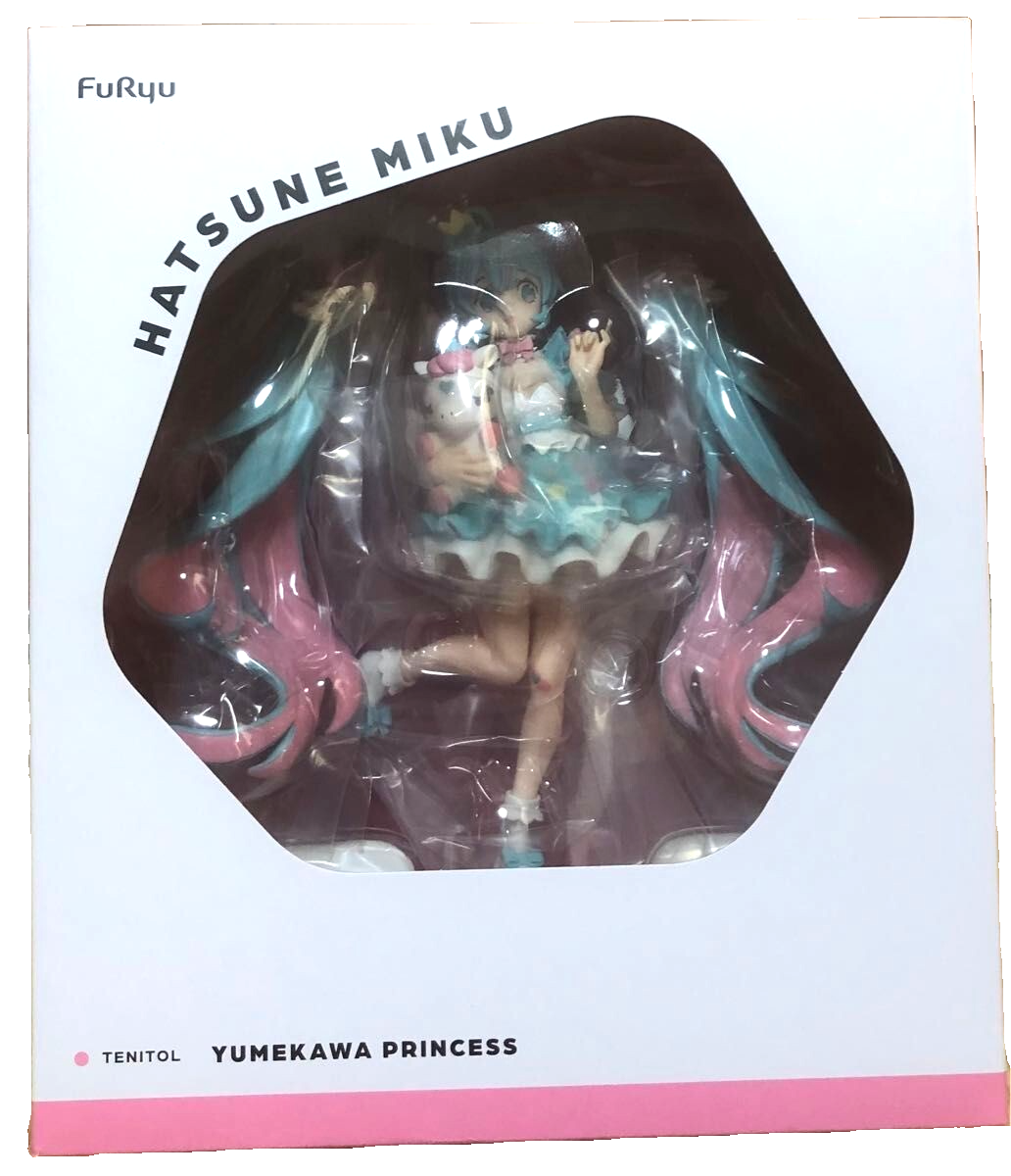 TENITOL Yumekawa Princess Hatsune Miku Figure FURYU from Japan USD