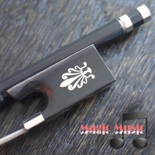 Carbon Fibre Violin Bow with Phoenix Inlaid Ebony Frog 4/4 Good Mongolian Horse