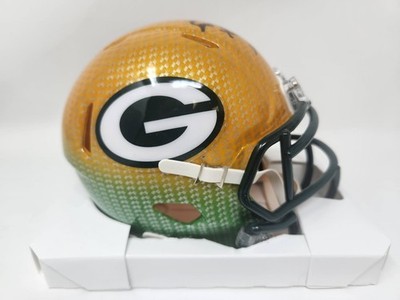 Brett Favre Signed Green Bay Packers Hydro Dipped Mini Helmet Holo