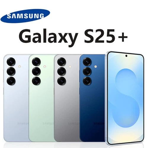 New Samsung Galaxy S25+ Plus (5G) SM-S936U 12+256GB Fully Unlocked Smartphone US