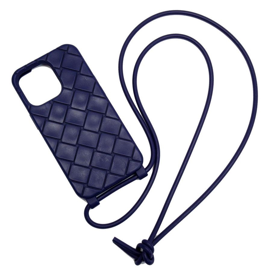 Bottega Veneta Authentic iPhone 14 Pro Case Silicone Purple