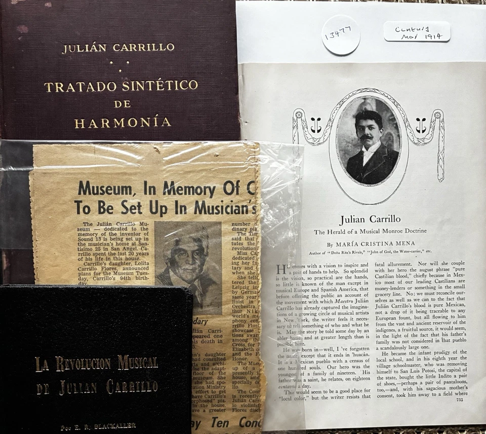 Obras Musicales de Julian Carrillo 12 LP BOX SET w/Books, Articles 13th Sound EX - Image 4 of 4