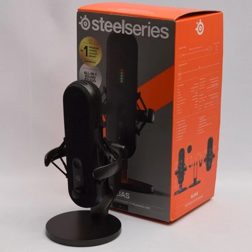 STEELSERIES Alias USB Microphone with Shock Mount - Black - #61601 (U)