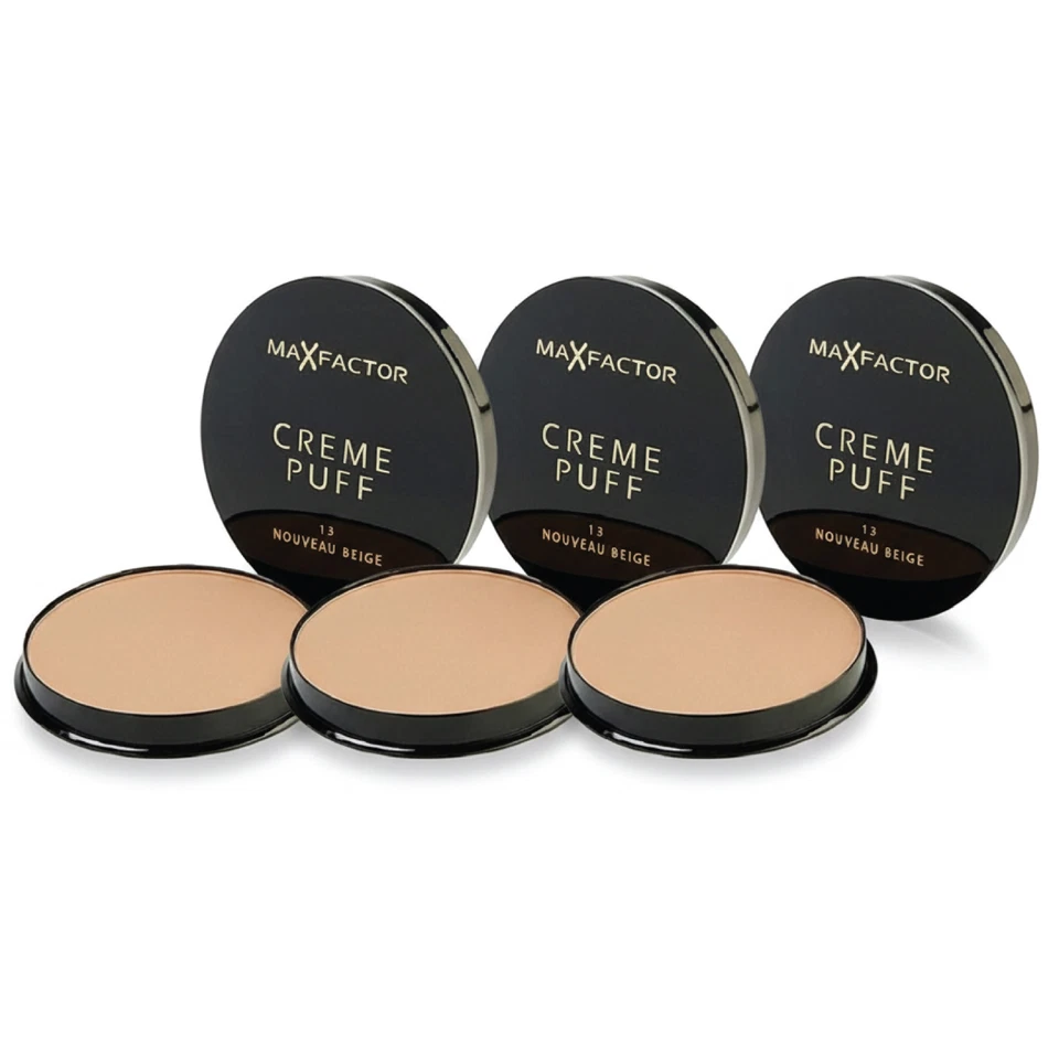 Maxfactor Crème Puff Pressed Powder 13 Nouveau Beige 21g - 3 PACK - Image 3 of 4