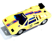 Artin 1/43 Lamborghini No.77 Yellow Slot Car