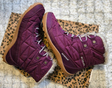 Columbia Minx Shorty iii Omni Grip Ski Winter Waterproof Fur Boot Berry/Plum/Gum