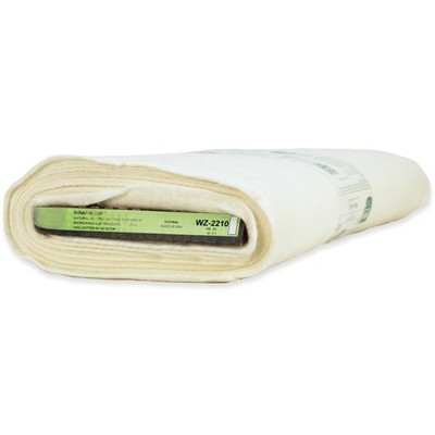 Wrap-N-Zap Quilting Batting, off-White 22'' x 10 Yards by the Bolt
