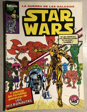 STAR WARS #13 Micronauts (1987 Spain) color comic book in Spanish FINE