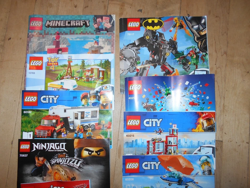LEGO Mixed Lot of 10 Instruction Manuel ONLY - Image 3 of 4