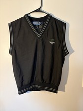 Women&rsquo;s Sunderland of Scotland pullover vest, Size Small, Dark Blue, Golf Vest