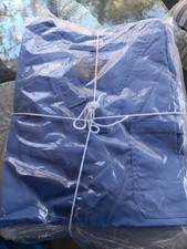 Scrub Set Unisex m purple Drawstring Waist Medical nursing housekeeping 5 sets