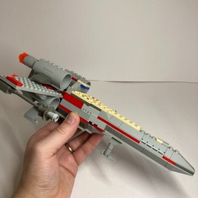 LEGO Star Wars X-Wing Fighter 7146 Incomplete With Instructions Read