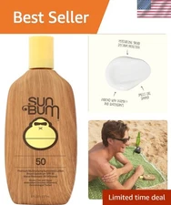 Hawaii-Certified SPF 50 Sunscreen - Moisturizer with No Harmful Chemicals, 8 oz