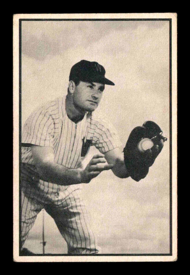 Floyd Baker #49 Baseball Cards 1953 Bowman B & W trading card — raw and PSA graded price guide