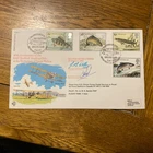 GB 1983 British River Fish RFDC17 Flown & Signed RAF FDC BFPS1798 SHS 1146/1600