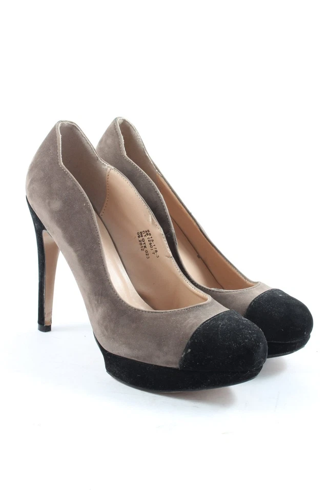ORONZO Tacones altos Mujeres Tacones Talla EU 39 marrón-negro look casual - Imagen 4 de 4