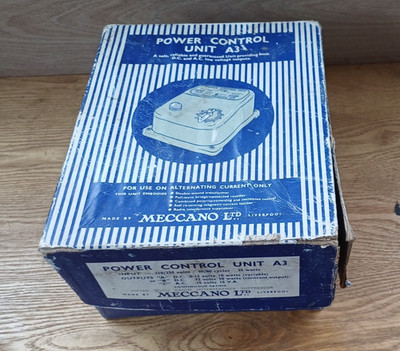 Vintage Mecanno Power Control Unit A3 in OVP - ungeprüft.