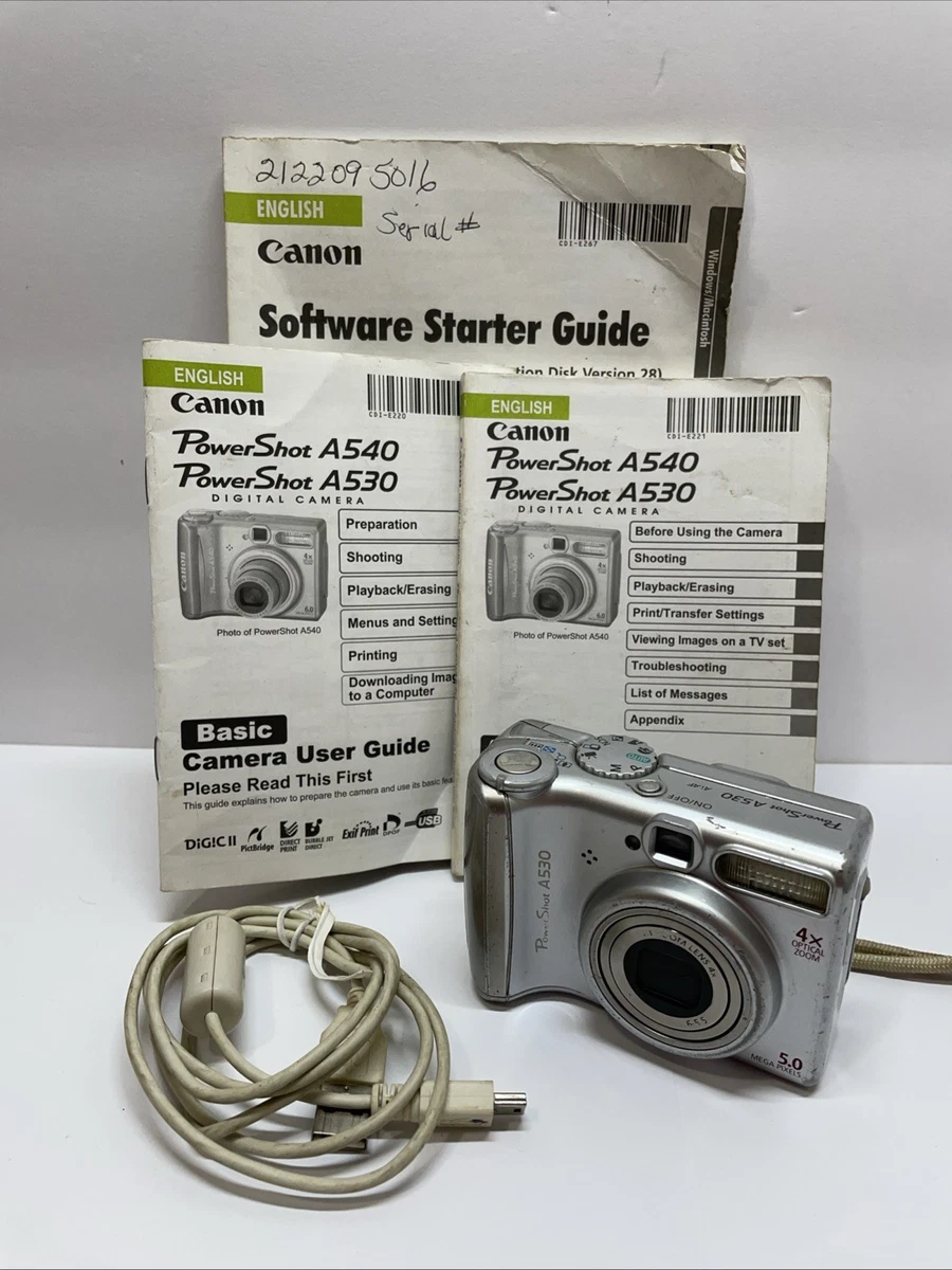 Canon PowerShot A530 Digital Cameras for Sale - Shop New & Used