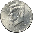 2001 Kennedy Half Dollar From Bank Rolls. Nice AU/BU Coin!