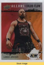 2022 Allure AEW Color Flow Red Orange Lance Archer #R-49 Rookie RC READ 1i7h
