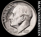 1955 Roosevelt Dime- Silver- Choice Gem Brilliant Unc Luster- No Reserve #K2100