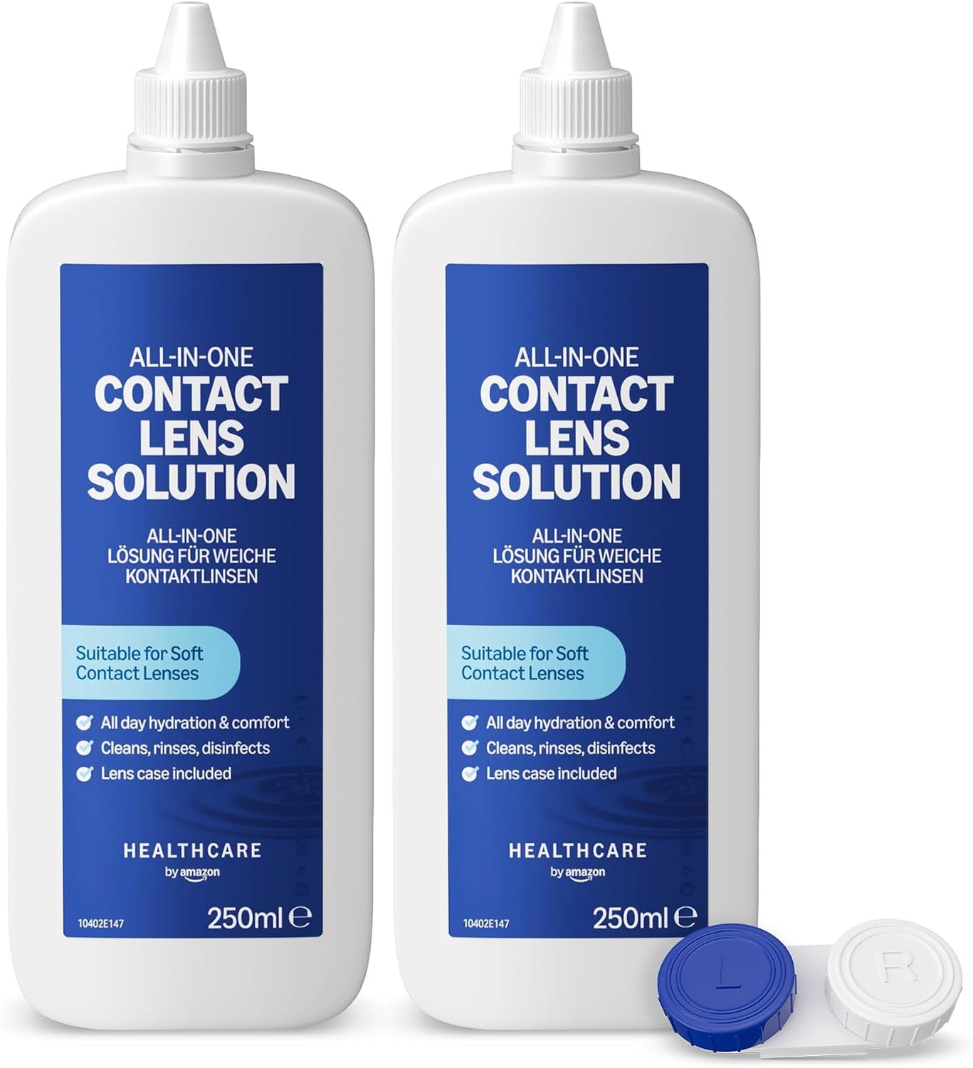 Healthcare by Amazon All-In-One Contact Lens Solution – For Soft Lenses, Bio-
