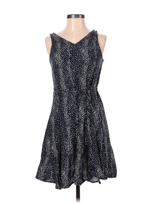 NWT Ann Taylor LOFT Women Blue Casual Dress XS