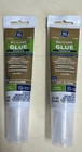 LOT OF 2 GE Specialty Projects Premium Silicone Glue Clear 2.8 Oz. Tube 2823396