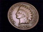1898  Indian Head Cent,  Good to Very Good grade.