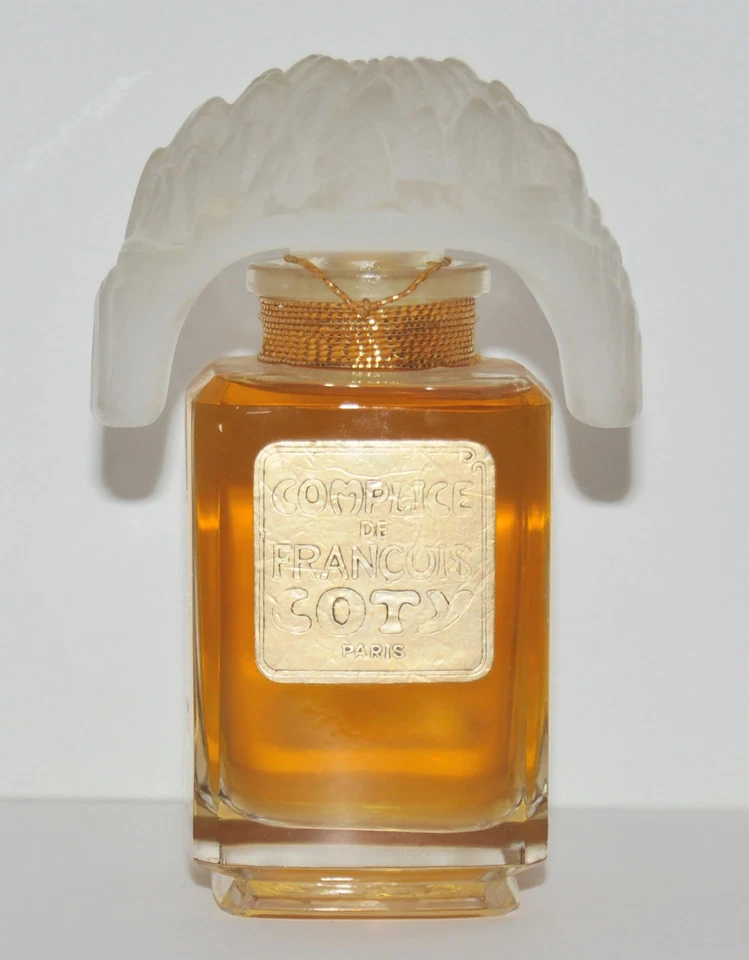 flacon plein COMPLICE de chez COTY, bouchon création LALIQUE art nouveau - Photo 1/1
