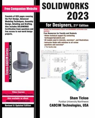 SOLIDWORKS 2023 for Designers, - Paperback, by Prof. Sham Tickoo - Very Good