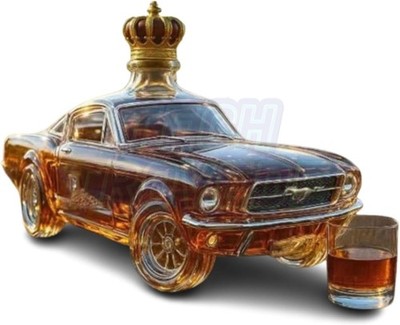 Whiskey Liquor Bottle Car Shaped Glass Decanter Whisky Storage Bottle Gift