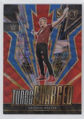 2024 Panini Select WWE Turbo Charged Red Wave Prizm /149 Grayson Waller #25 1m80