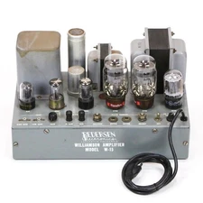 1962 Pedersen Williamson W-15 Rare Vintage HiFi Stereo KT66 Mono Tube Amplifier