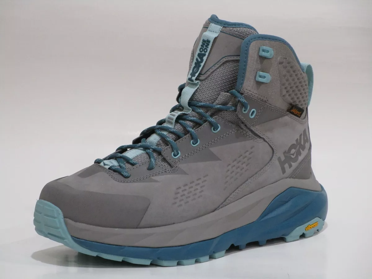 HOKA ONE ONE Women s Sky Kaha Hiking Boots Frost Gray Aqua Haze