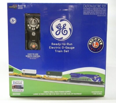 LIONEL LIONCHIEF GE TIER 4 REMOTE CONTROL O GAUGE DOUBLE STACK TRAIN SET 2023100
